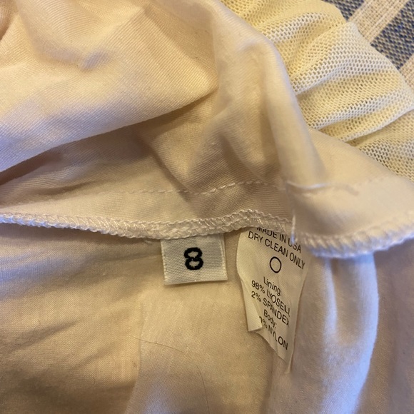 Gary Graham Women Cream Casual Skirt 8 - Picture 4 of 5